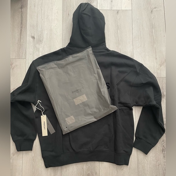 NEW ๐ฅ Stretch Limo Black - Fear of God Essentials Oversized Hoodie ๐ฅ (Size L) - Picture 6 of 6